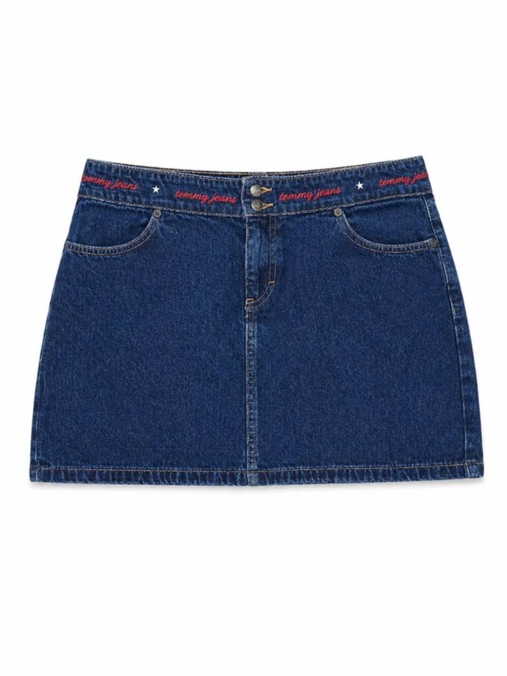 Tommy Jean's Y2K Micro Mini Dark Denim Skirt, Size 11